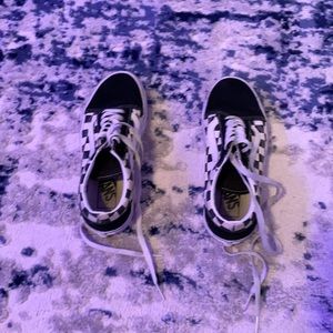 Vans checkered shoes